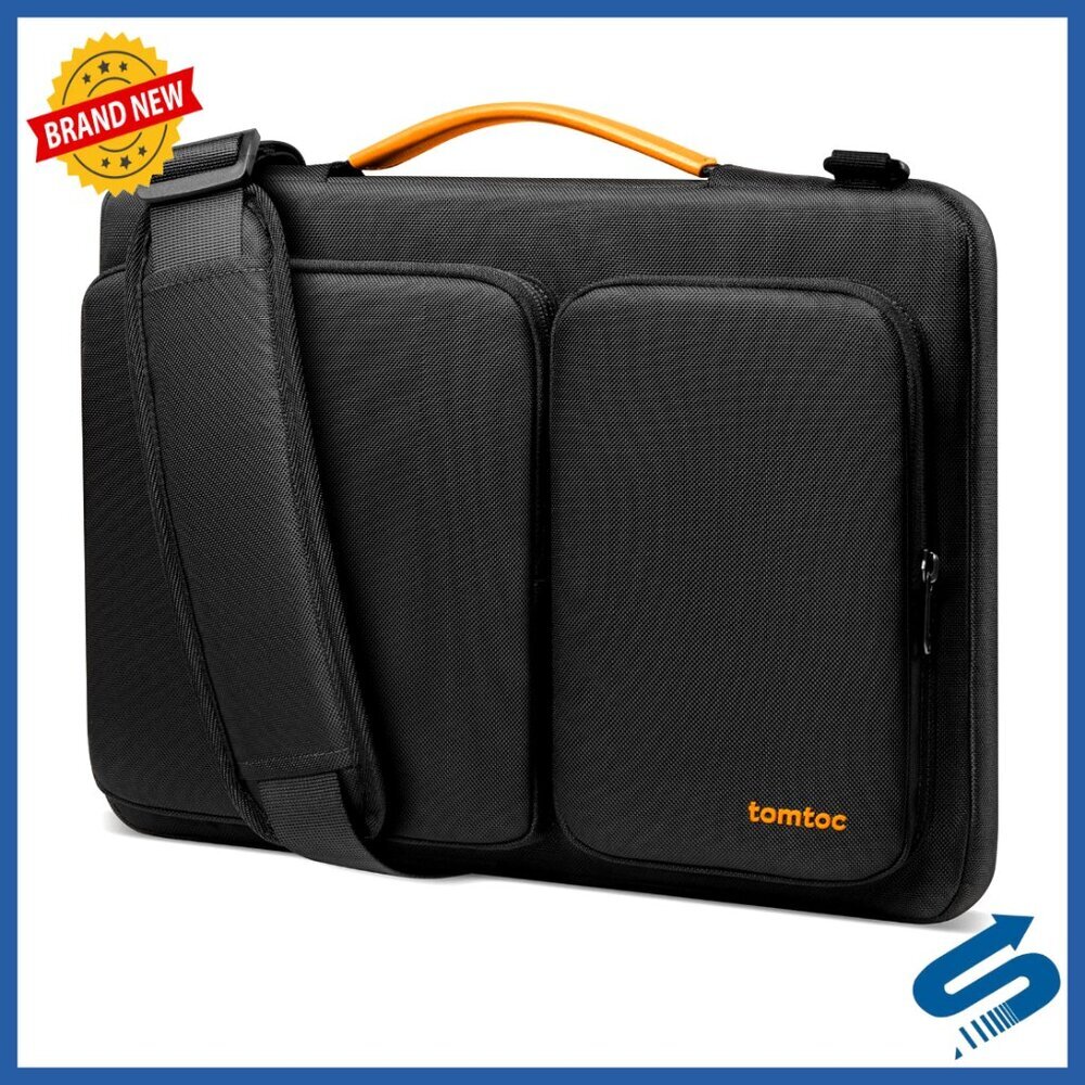 Water-Resistant Laptop Shoulder Bag Protective Case 13-Inch Messenger Style